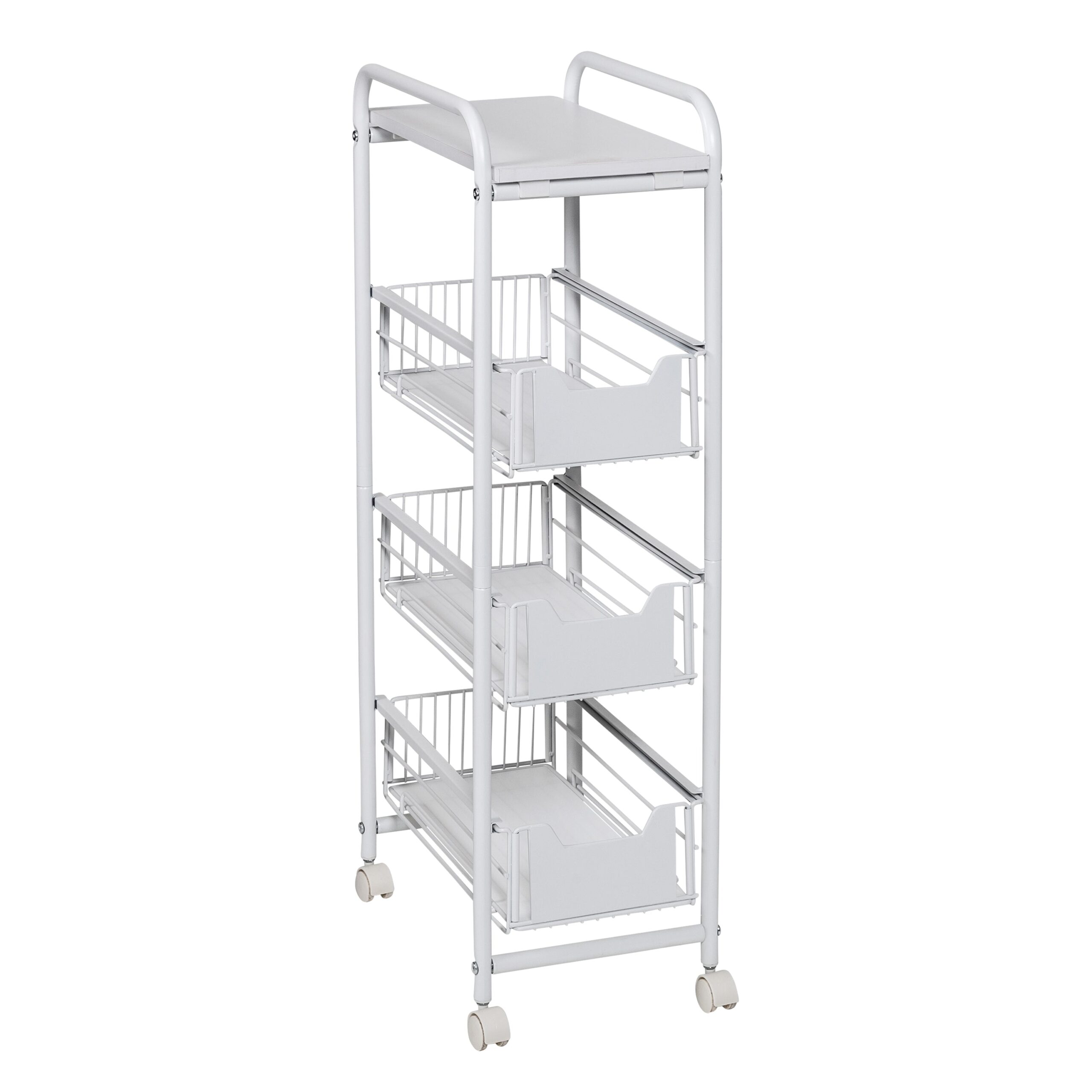 white 4 drawer slim rolling cart white 4 drawer slim rolling cart