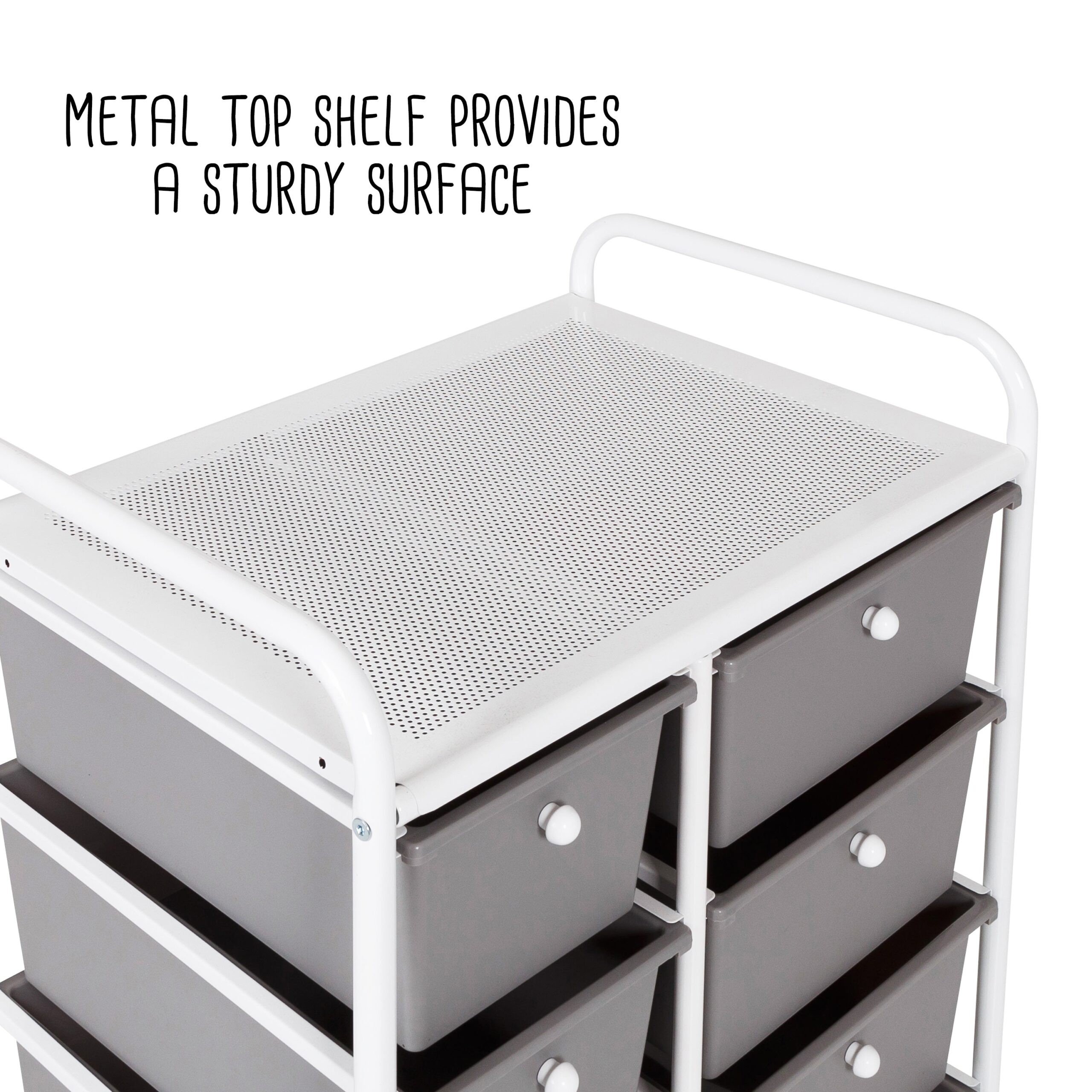 white/gray plastic 8 drawer storage cart white/gray plastic 8 drawer storage cart