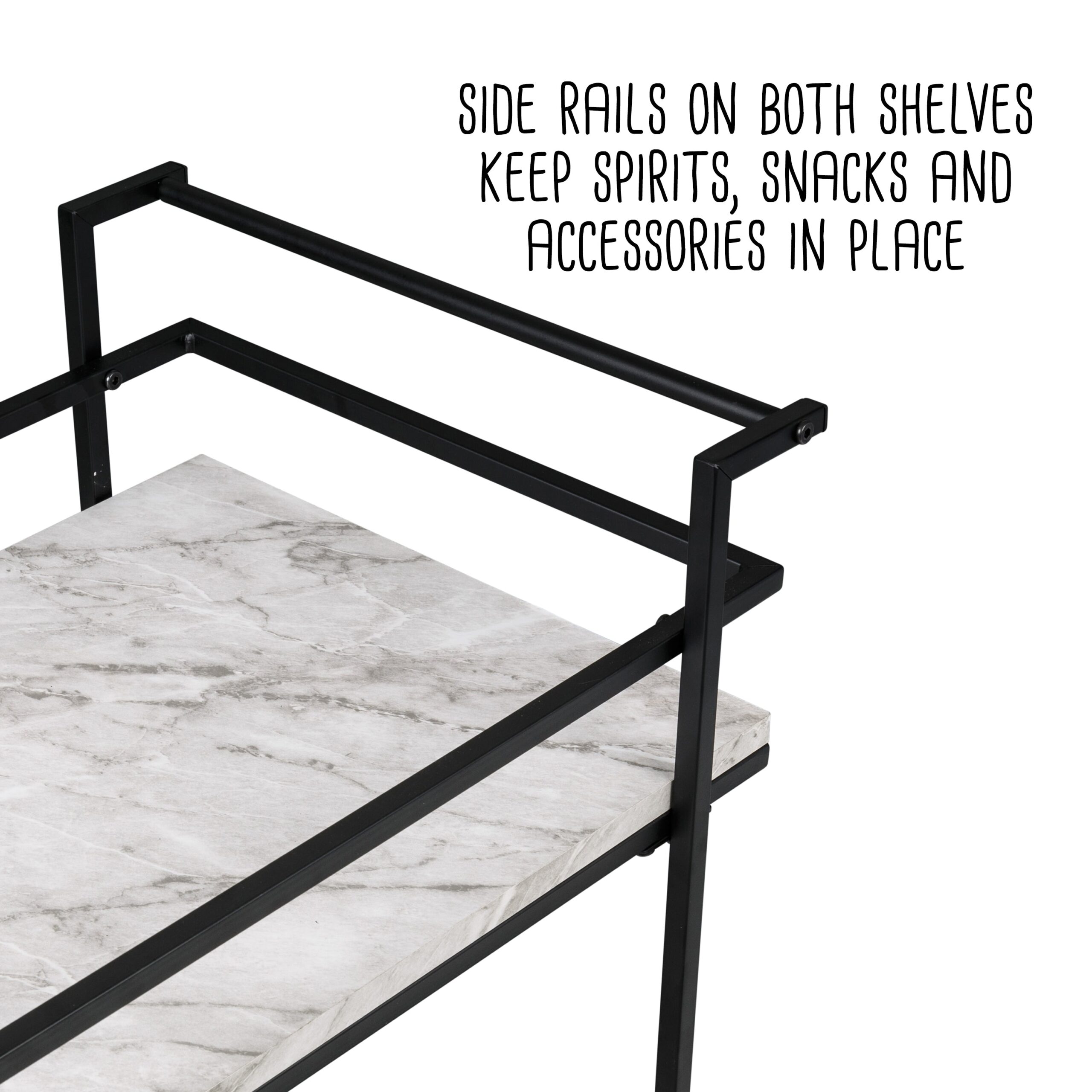 black/white faux marble 2 tier bar and serving cart black/white faux marble 2 tier bar and serving cart