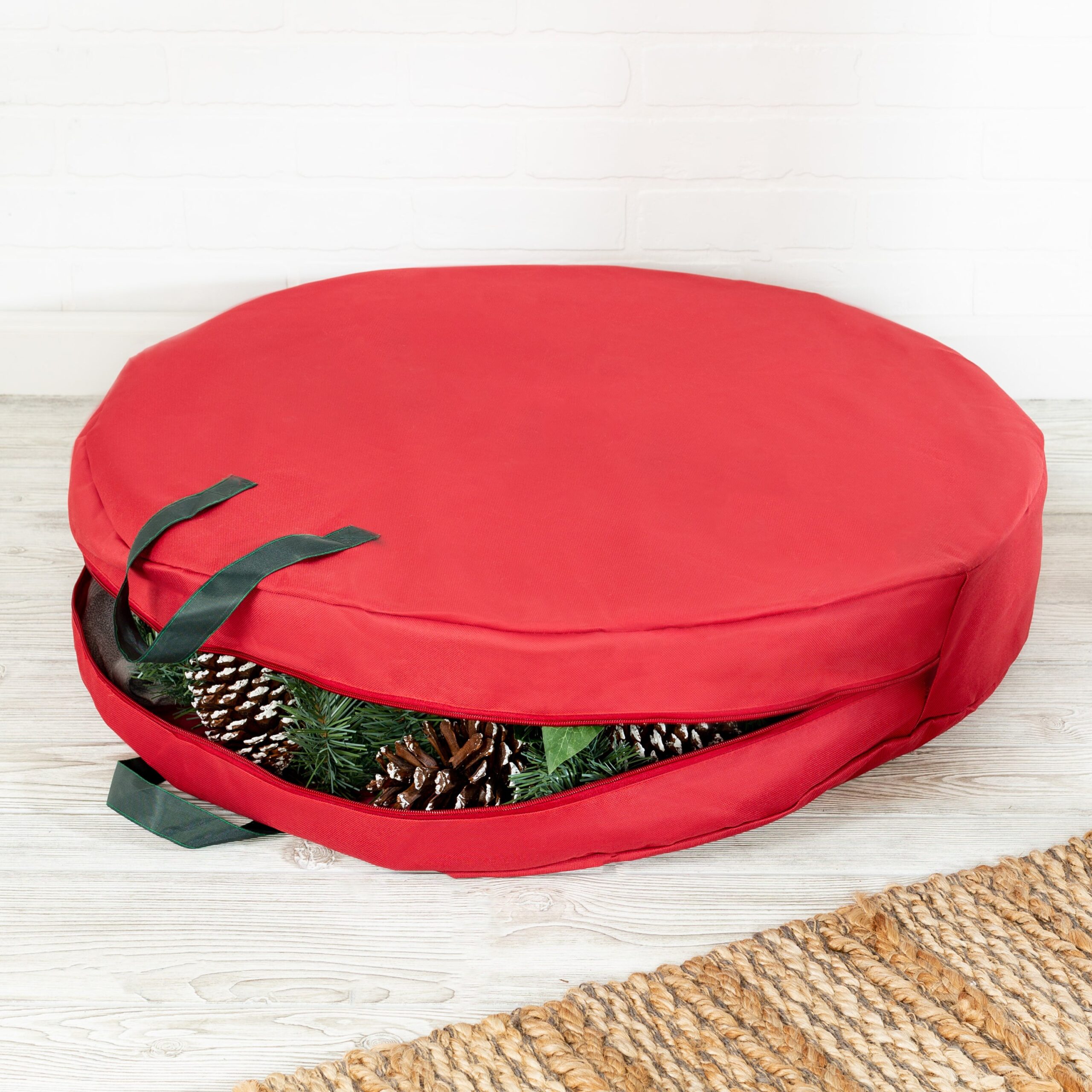 red 30 inch wreath storage bag red 30 inch wreath storage bag