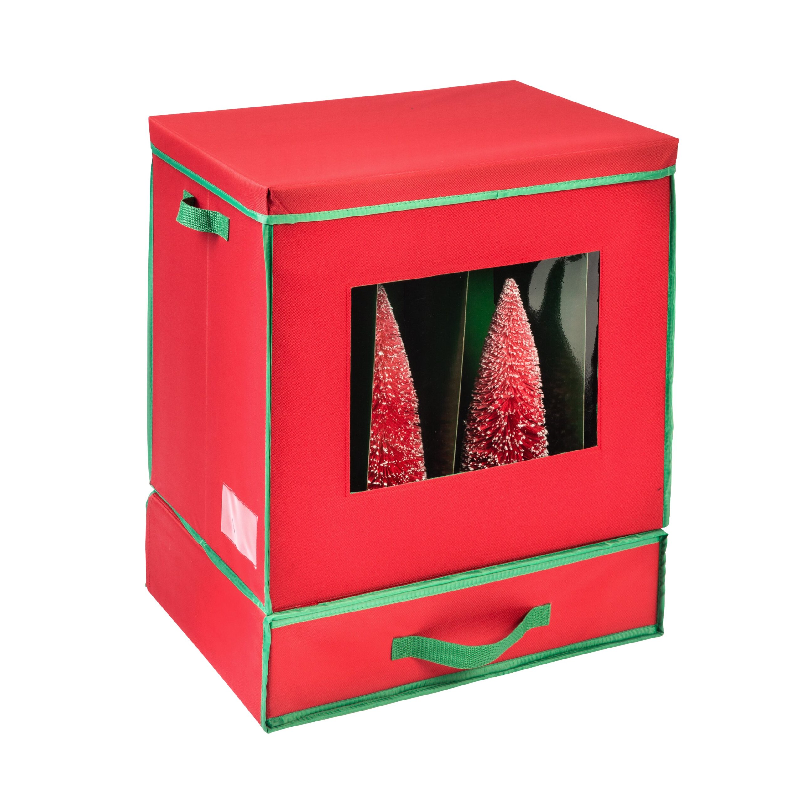 red holiday décor storage box red holiday décor storage box
