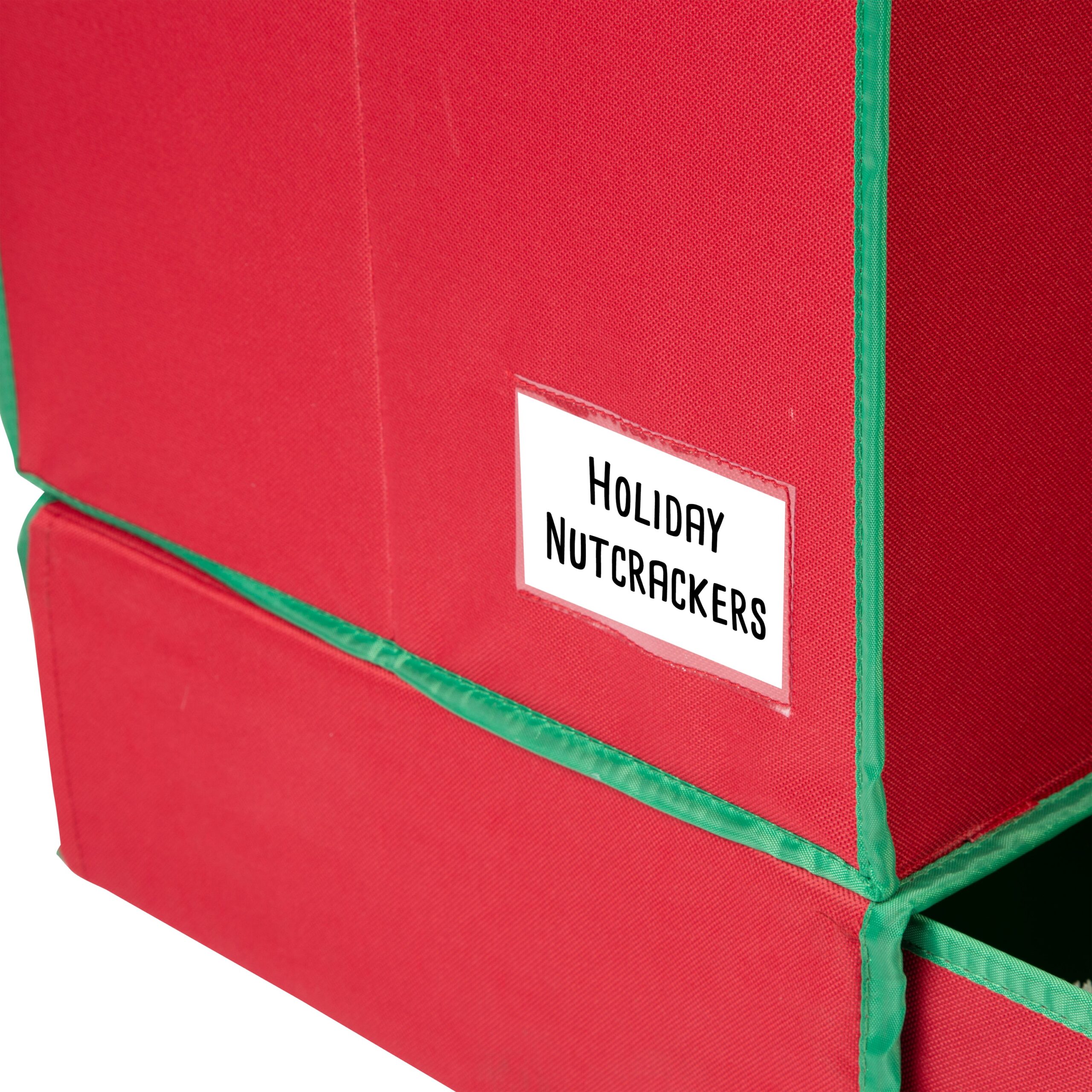 red holiday décor storage box red holiday décor storage box