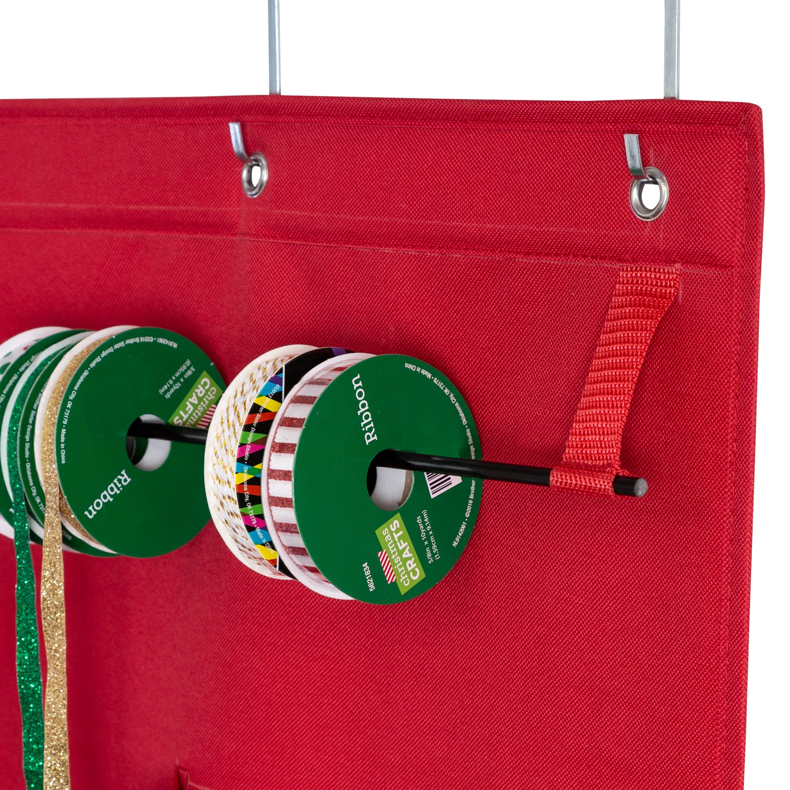 red over the door holiday gift wrap organizer red over the door holiday gift wrap organizer