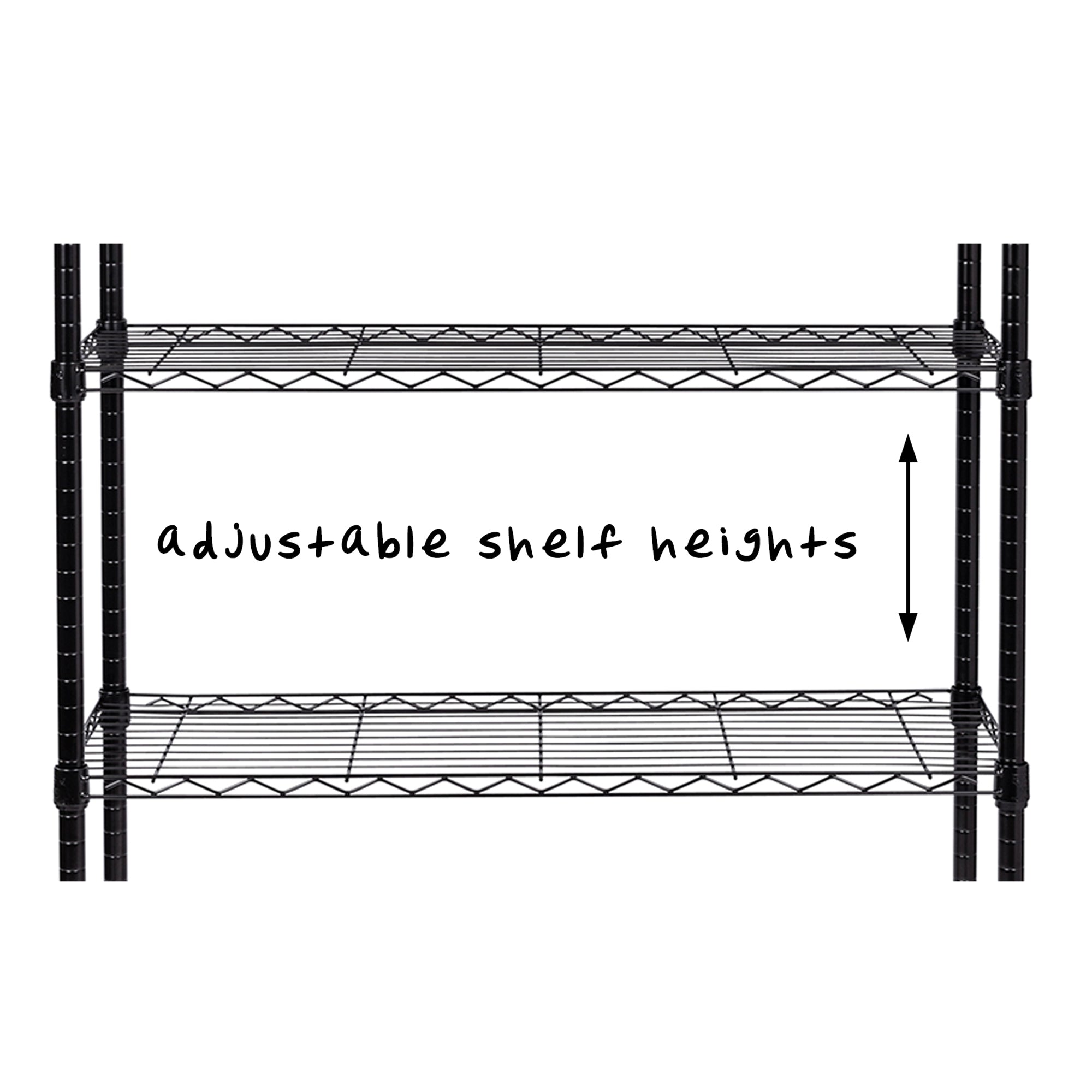 black 4 tier heavy duty shelving unit with 250 lb shelf capacity black 4 tier heavy duty shelving unit with 250 lb shelf capacity