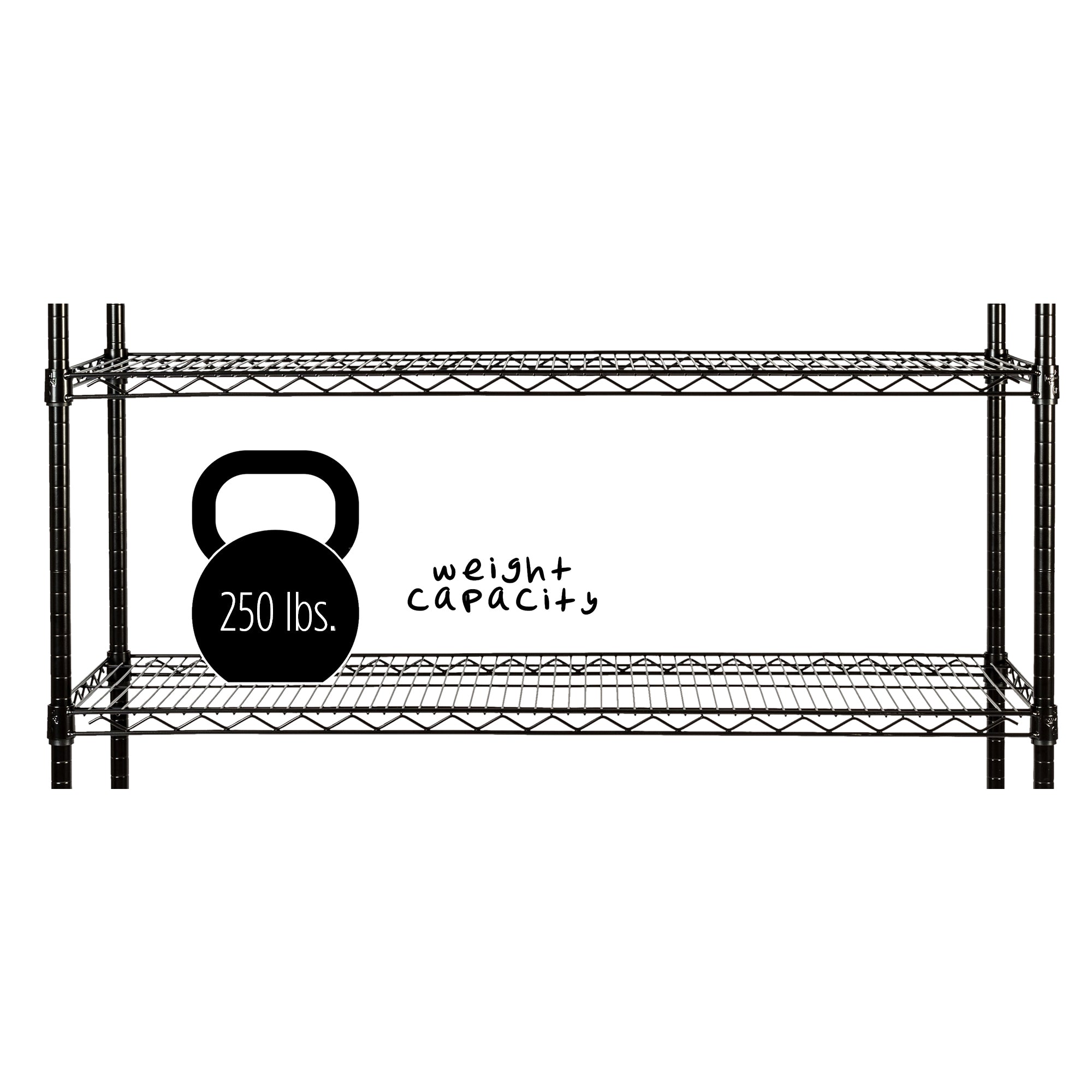 black 4 tier heavy duty shelving unit with 250 lb shelf capacity black 4 tier heavy duty shelving unit with 250 lb shelf capacity
