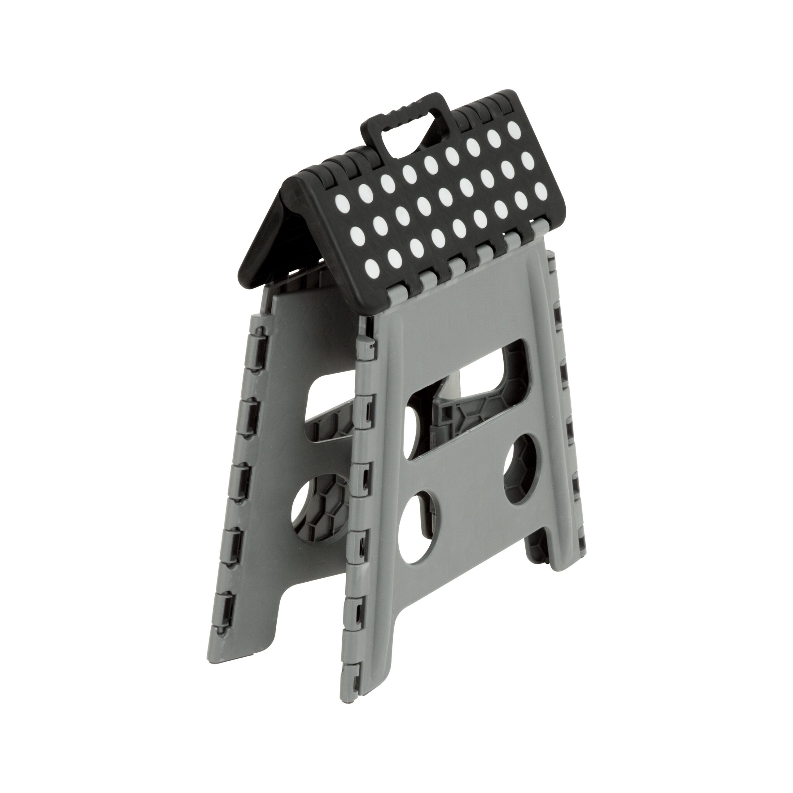 black/gray folding step stool black/gray folding step stool