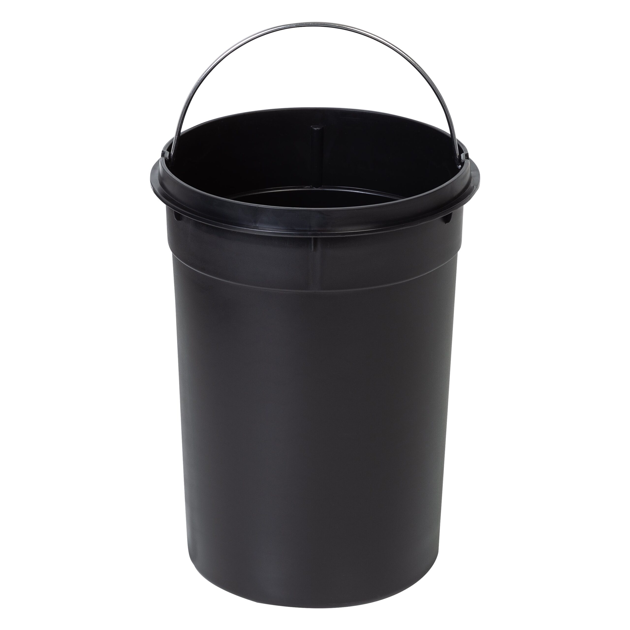 black steel 12l round step trash can black steel 12l round step trash can