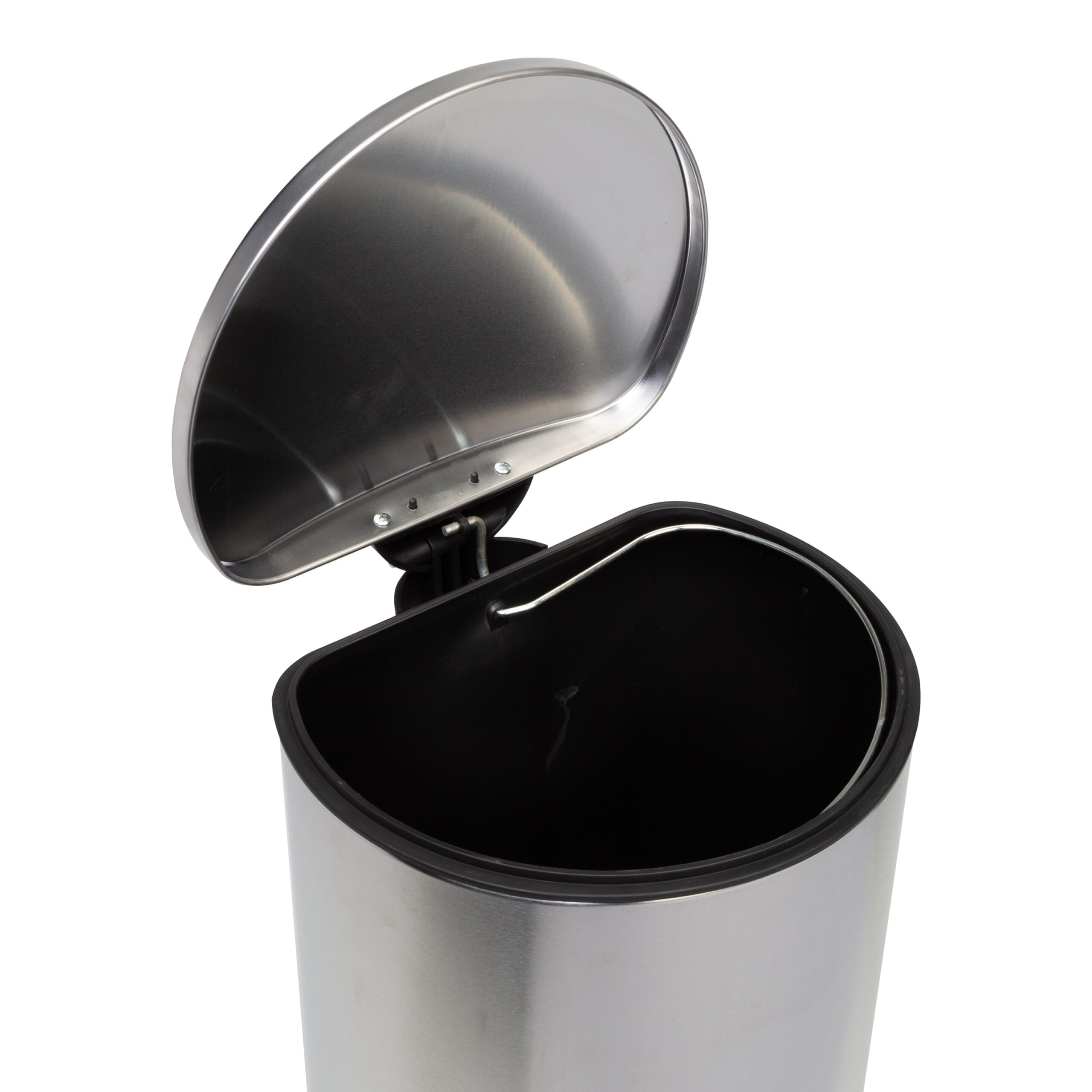 silver 30l stainless steel semi round step trash can with lid silver 30l stainless steel semi round step trash can with lid