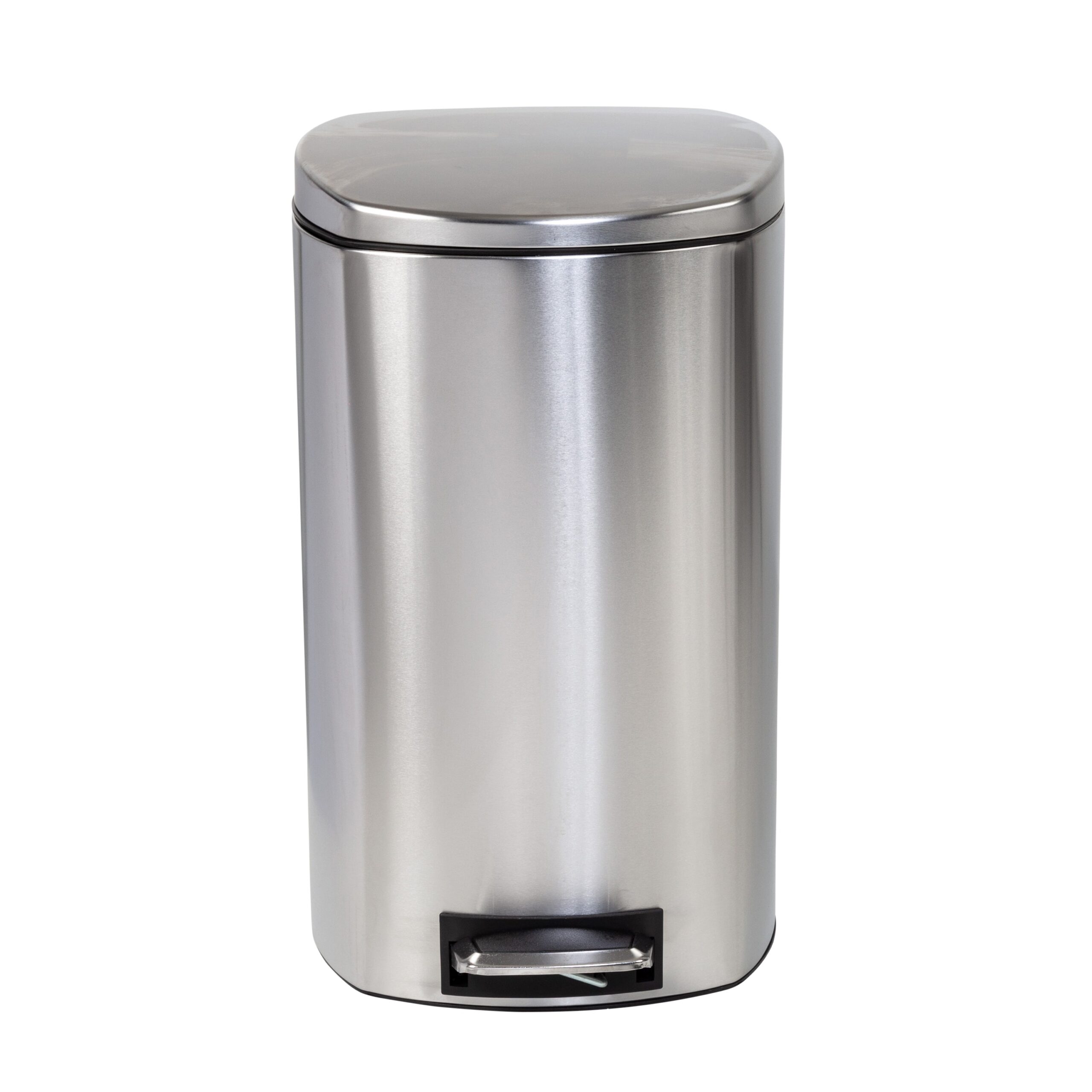 silver 50l stainless steel soft close step trash can with lid silver 50l stainless steel soft close step trash can with lid