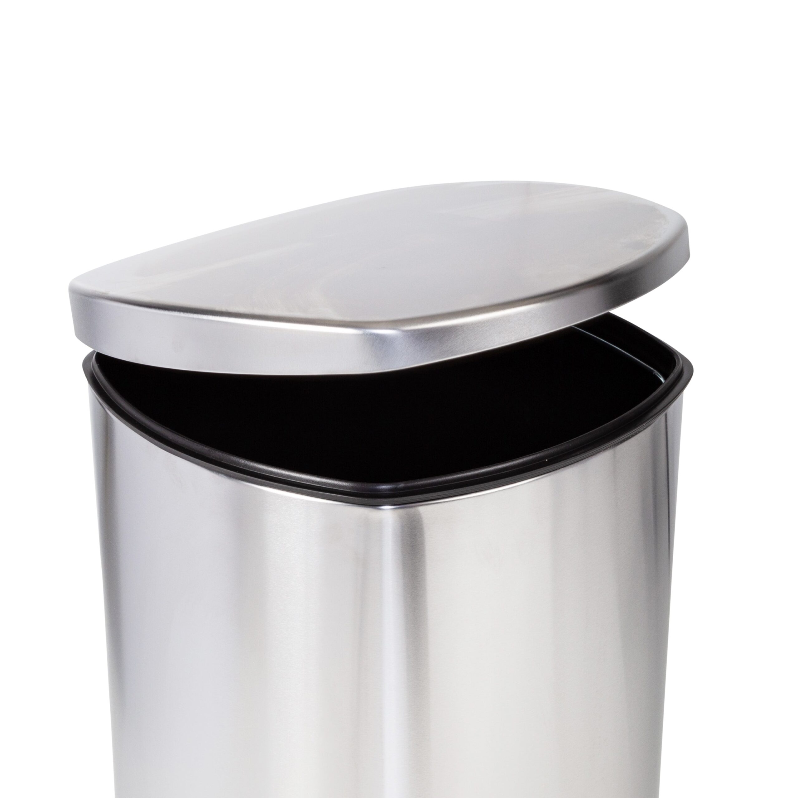 silver 50l stainless steel soft close step trash can with lid silver 50l stainless steel soft close step trash can with lid